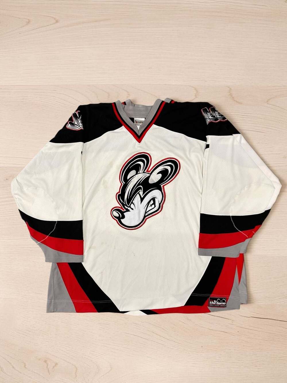 Walt Disney World 'In The Game' Mickey Mouse Hockey Jersey Number 28